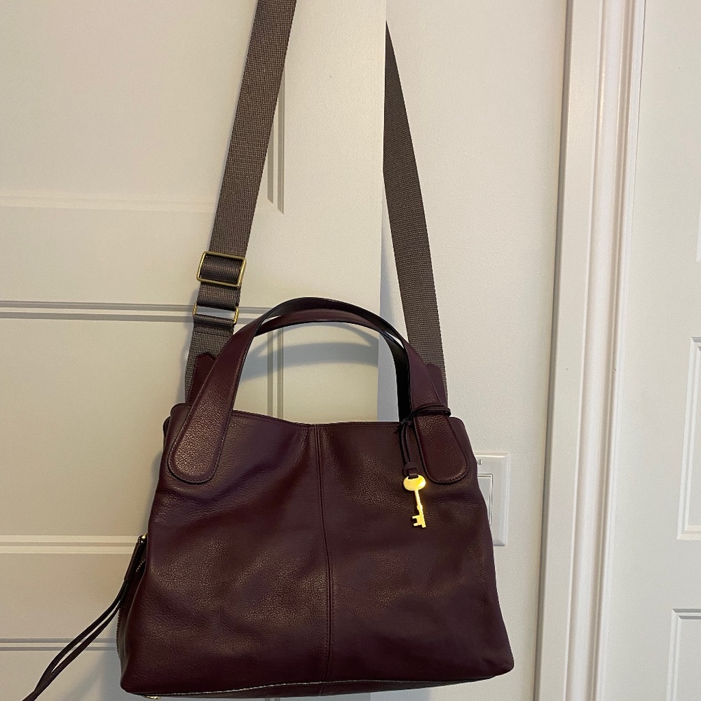 Fossil Crossbody Plum Handbag